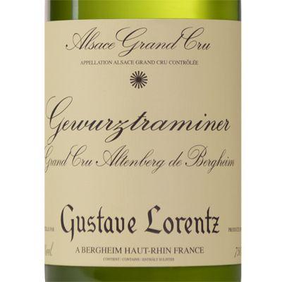 Gustave Lorentz Gewurztraminer Grand Cru Altenberg de Bergheim 2015