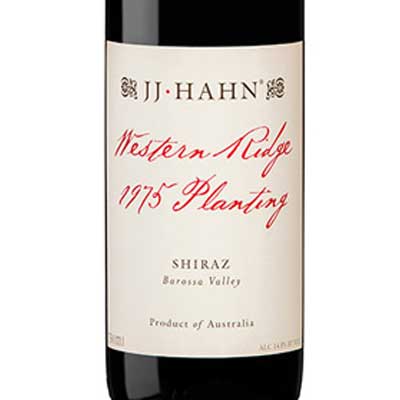 JJ Hahn Western Ridge 1975 Planting Shiraz 2017