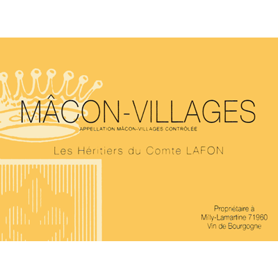 Heritiers du Comtes Lafon Macon Village Burgundy France 2018