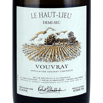 Huet Dom. Le Haut-Lieu Demi-Sec Vouvray 2022