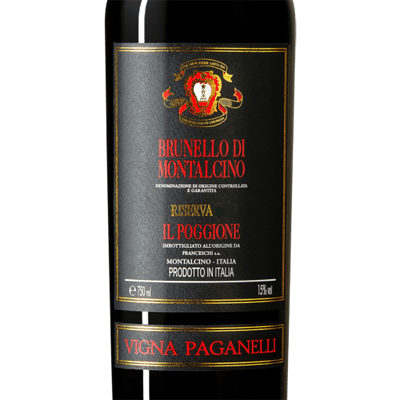 Il Poggione Brunello di Montalcino Riserva Vigna Paganelli 2012