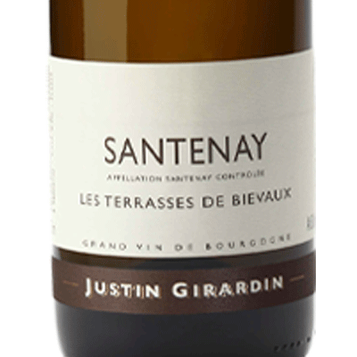 Justin Girardin Santenay Blanc Les Terrasses de Bievaux 2020