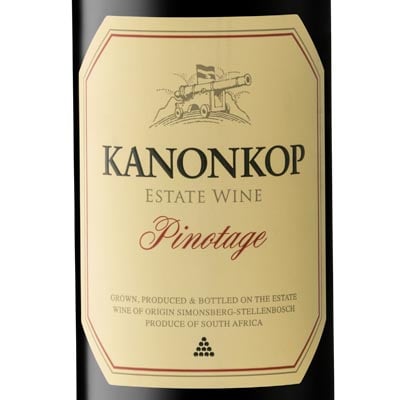 Kanonkop Estate Pinotage Muesum Release Stellenbosch South Africa 2013