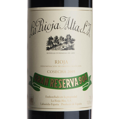 La Rioja Alta Gran Reserva 904 Spain 1997