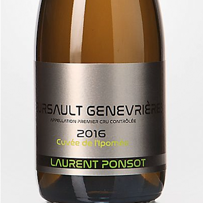 Laurent Ponsot Meursault 1er Les Genevrieres Cuvee de l'Ipomee Burgundy France 2016