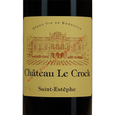 Ch. Le Crock St Estephe France 2000 (Half Bottle)