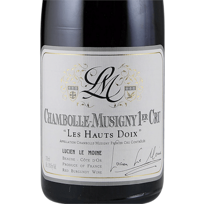 Lucien Le Moine Chambolle-Musigny 1er Les Hauts Doix Burgundy France 2014