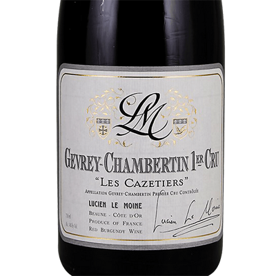 Lucien Le Moine Gevrey-Chambertin 1er Les Cazetiers Burgundy France 2014