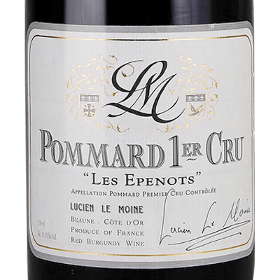 Lucien Le Moine Pommard 1er Cru Les Epenots Burgundy France 2016