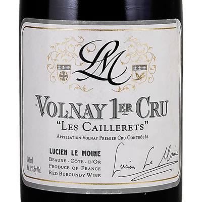Lucien Le Moine Volnay 1er Caillerets Burgundy France 2014