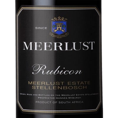 Meerlust Rubicon Stellenbosch South Africa 2023