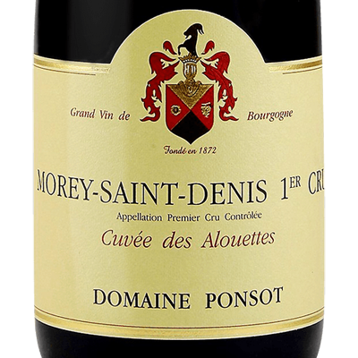 Ponsot Dom. Morey-St-Denis 1er Cuvee des Alouettes 2018