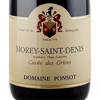 Ponsot Dom. Morey-St-Denis Cuvee des Grives Burgundy France 2016