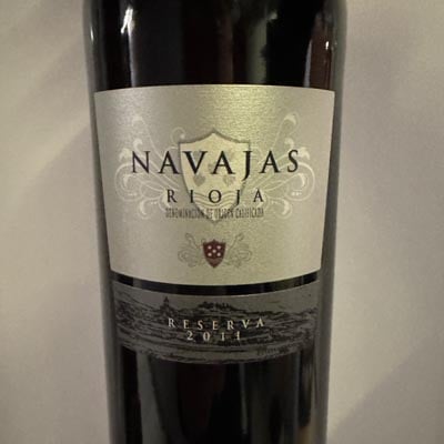 Navajas Rioja Reserva 2011