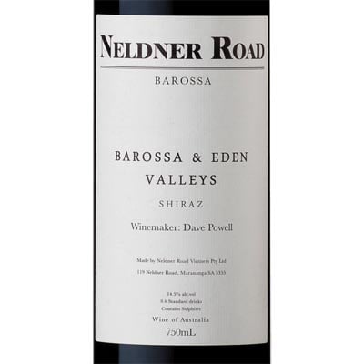 Neldner Road Barossa & Eden Valleys Shiraz Australia 2019