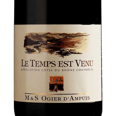 Stephane Ogier Le Temps Est Venu Cotes du Rhone 2019