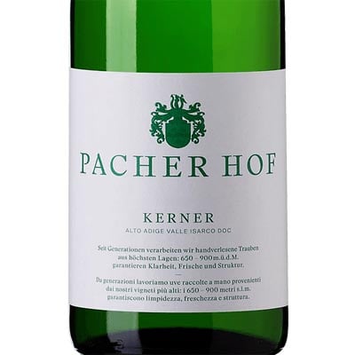 Pacherhof Kerner Alto Adige 2018