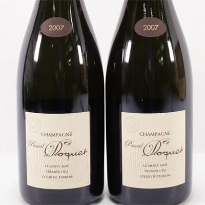 Pascal Doquet Le Mont Aime 2007 Duo Box Set (Vinification with and without sulphites)
