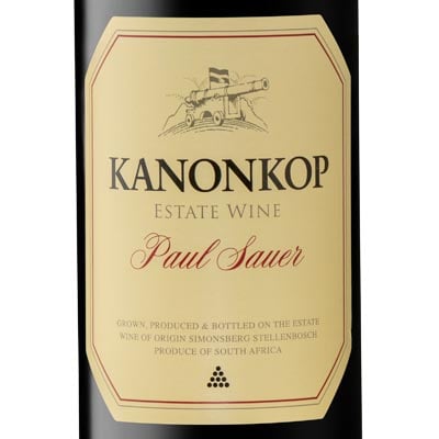 Kanonkop Estate Paul Sauer Stellenbosch South Africa 2016