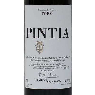 Vega Sicilia Pintia Spain 2021