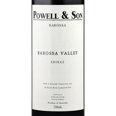Powell & Son Barossa Valley Shiraz Australia 2018