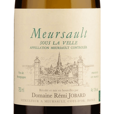 Remi Jobard Meursault Sous La Velle 2019