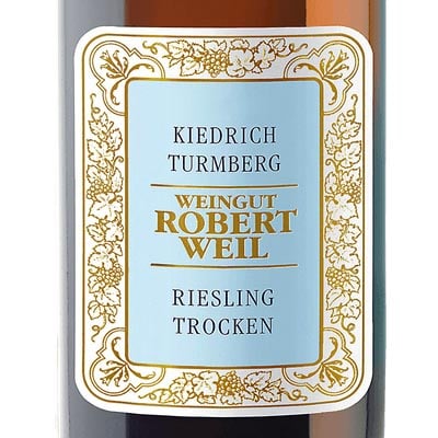 Robert Weil Rheingau Kiedrich Turmberg Trocken Riesling 2022 (6 bottles)