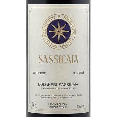 Tenuta San Guido Sassicaia Bolgheri Italy 2021
