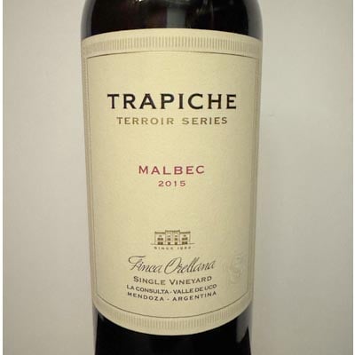 Trapiche Malbec Single Vineyard Vina Fausto Orellana 2015