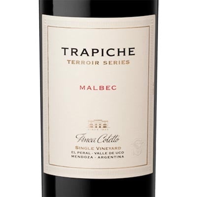 Trapiche Single Vineyard Malbec Finca Coletto 2017