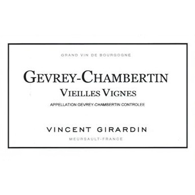 Vincent Girardin Gevrey-Chambertin "Vieilles Vignes" Burgundy France 2018