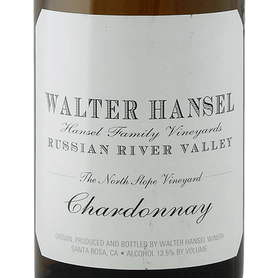 Walter Hansel Chardonnay The North Slope California 2023